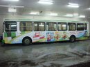 Реклама на автобусах большой и малой вместимости Лиаз и ПАЗ