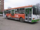 Реклама на автобусах Лиаз в Ростове-на-Дону бренд Банк РС